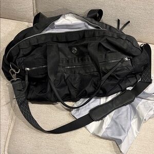 lululemon athletica Black Duffel Bag
